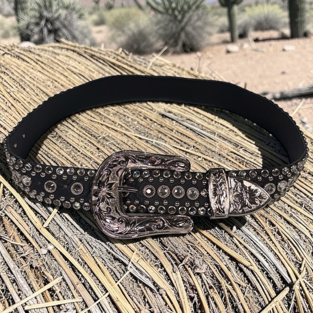 Kippys Swarovski Crystal Western-style belt